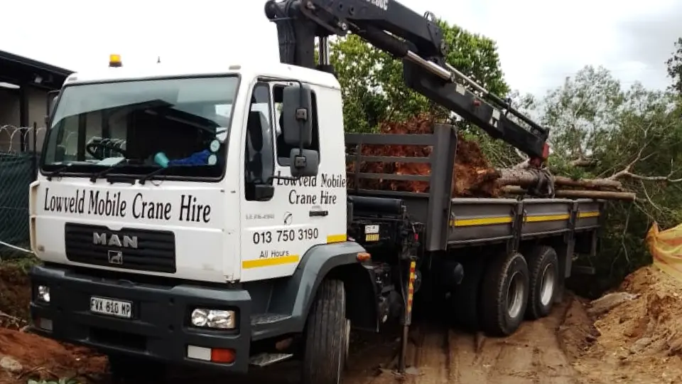 Picture of the HIAB truck